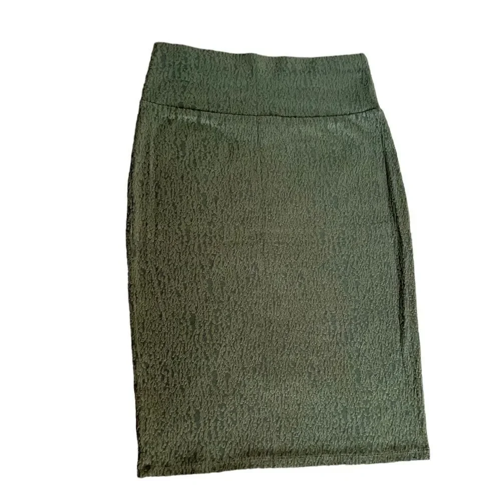 LuLaRoe Cassie Pencil Skirt Green Size Small